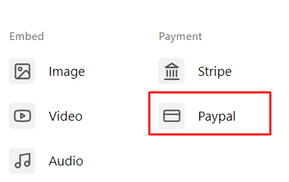 Paypal Field